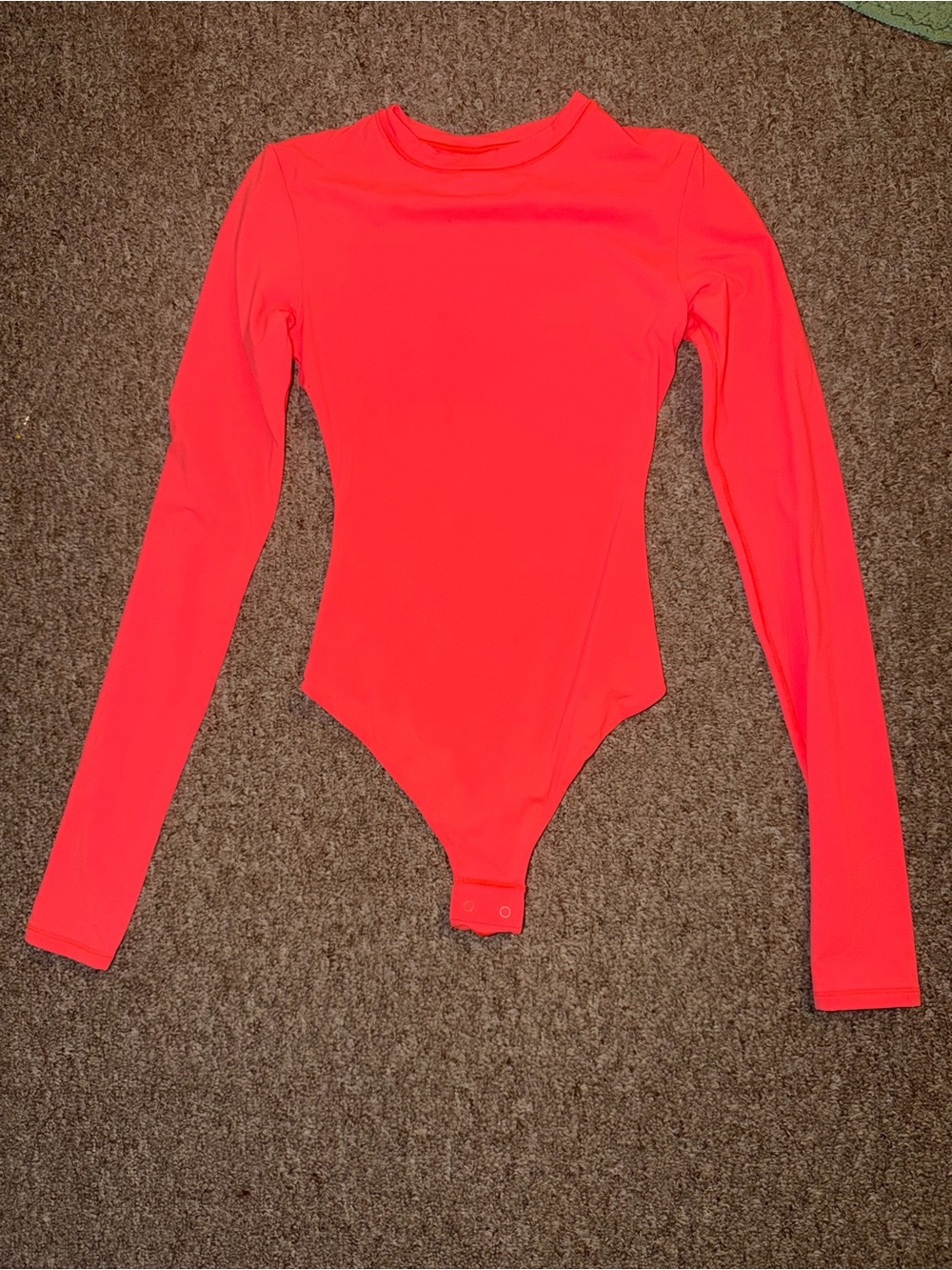 Skims Long Sleeve Bodysuit XXS - Limited Edition Color Coral